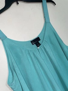 Womens Lane Bryant Short Sleeve Flowy Shirt Top Blouse Plus Size 28 Tank - Picture 1 of 3
