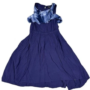 Lucky Brand Youth Girls Size 6 Midi Dress Blue - Picture 1 of 8