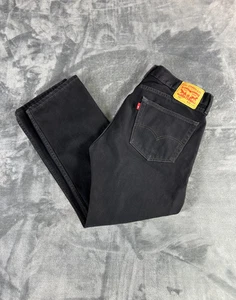 Levi’s 559 Men’s Jeans Black Straight Fit Denim 34x29 Classic Five Pocket - Picture 1 of 9