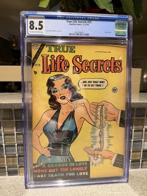 True Life Secrets #23 CGC 8.5 Off White/ White - Image 1 of 4