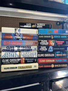 Clive Cussler Lot of 15 Dirk Pitt, 9 First Éditions Sahara Cyclops Dragon Inca - Bild 1 von 7