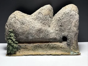 Spur H0 DDR HÄNISCH Geländestück Pappe Fels Hintergrund Landschaft Piko Rarität - Bild 1 von 8