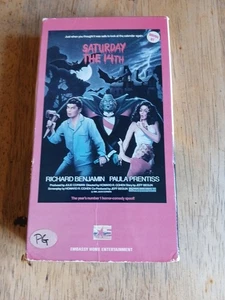 SATURDAY THE 14TH- VHS Horror Spoof Cult 79 min Color - 1983 Embassy - Imagen 1 de 8