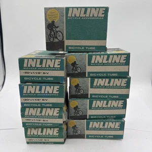 Inline 20" x 1-1/8 Schrader Ventil Fahrradschläuche 9 Stück - Bild 1 von 5