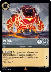 Lorcana Pyros - Lava Titan (187/204) [Into the Inklands] - Picture 1 of 2