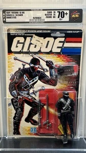 G.I. 1989 JOE SERIE 8/34 ESPALDA OJOS DE SERPIENTE AFA 70+ Calificado Sin usar, en caja NUEVO - Imagen 1 de 24