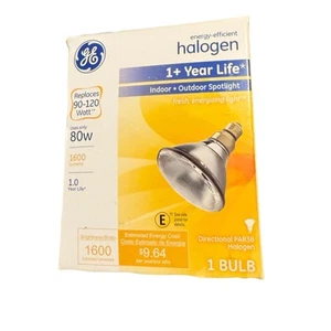GE 62705 80w Indoor Outdoor Spotlight Par38 1600 Lumens 80PARH1100SP10TP - Picture 1 of 12