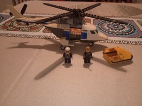 LEGO CITY Heavy-Lift Helicopter 4439 Complete Set Police Minifigures