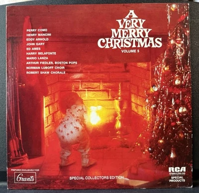 Vintage Christmas Vinyl - A Very Merry Christmas Vol 5 - 1971 LP - Image 1 of 4