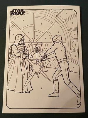 2025 Topps Chrome Star Wars “By The Number” CP-10 – Darth Vader / Luke Skywalker - Imagen 1 de 2