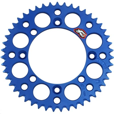 Renthal 121U-420-47GBBU Ultralight Rear Sprocket - Blue - 47T - Image 1 of 3