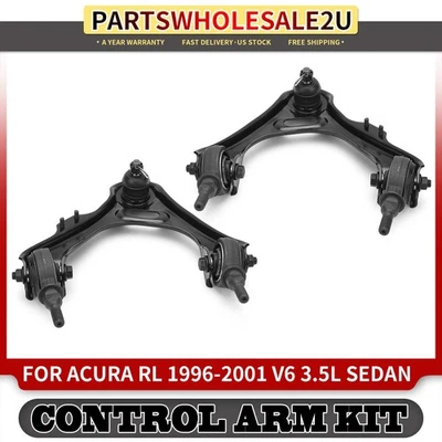 2pcs Front Upper Control Arm & Ball Joint Assy for Acura RL 1996-2001 V6 3.5L - Image 1 of 4