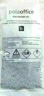 SDI POLA OFFICE Advanced Tooth Whitening System 1 Pateint Kit - Immagine 1 di 4