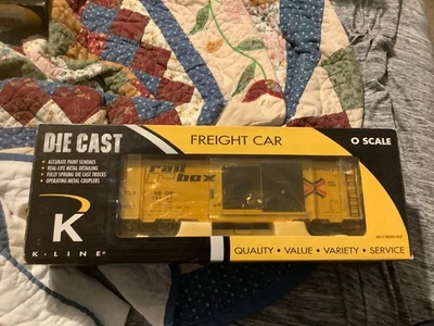 K-line RailBox K751-8012 Railbox Diecast O Scale  Classic Boxcar - Image 1 of 2