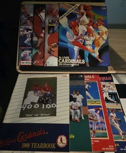 1982~89 LOT OF 8~ST LOUIS CARDNALS OFFICIAL SCOREBOOK SET ~Unscored - Picture 1 of 12