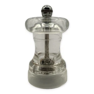 Peugeot Manual Salt Mill  Transparent Adjustable Grinder for Rock Salt Pepper - Picture 1 of 6