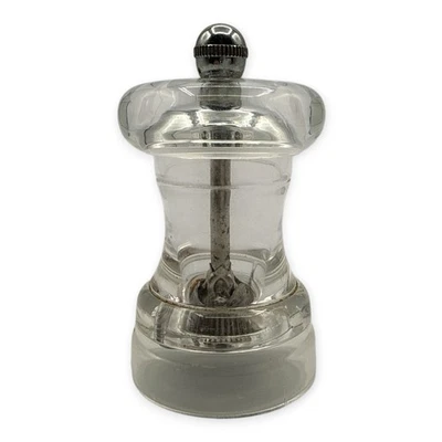 Moedor de sal manual Peugeot transparente ajustável para pimenta salgada rocha - Imagem 1 de 4