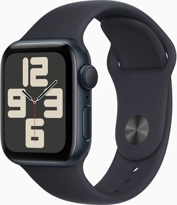 APPLE Watch SE 2024 GPS 44 mm Aluminium Sportband Mitternacht MXEJ3QF/A B-WARE - Bild 1 von 3