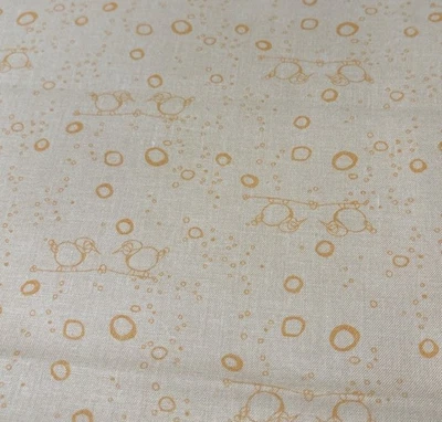 Cotton Quilting Fabric 18" x 18" Orange Bubble Print Lightweight by Connecting T - Image 1 of 4
