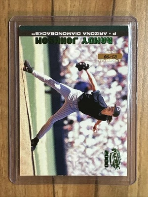 Randy Johnson 2000 Pacific Emerald #d/99 Arizona Diamondbacks Foto 1 de 3