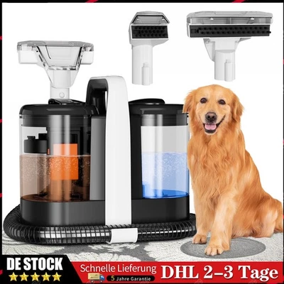 Waschsauger Polsterreiniger Teppichreiniger 1,5L Großer Wassertank 600W 15Kpa - Bild 1 von 4