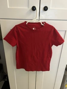 Red, Primary T-Shirt, Short Sleeved, Kids, Size 4-5 - Picture 1 of 1