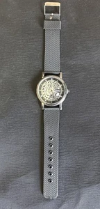 Mens Hollow Skeleton Watch Roman Numeral (GOLD,SILVER,BLACK) - Picture 1 of 9