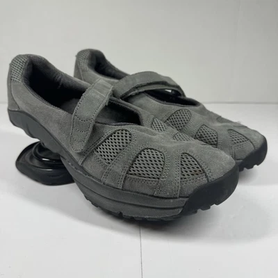 Z-Coil Mary Jane Pain Relief Comfort Gray Suede Orthopedic Shoes Size 11 - Image 1 of 4