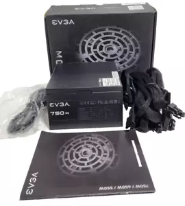 EVGA 750W POWER SUPPLY P/N: 100-N1-0750 750 N1 BLACK NEW - Picture 1 of 7