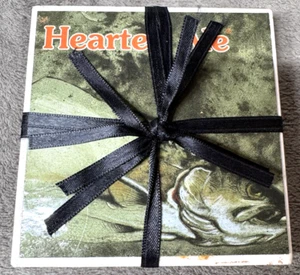 2 Ceramic Tile Coasters with Cork Backs - Bell's Hearted IPA Ale - Picture 1 of 3