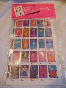 Barbie Trading Card Poster 5529 Vintage 1990 Neu in Verpackung 23,5 x 46 Bild durch die Jahre - Bild 1 von 5