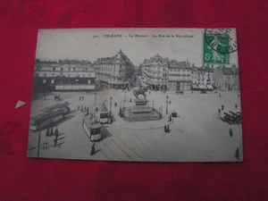 carte postale orleans vers 1900 le martroi - Foto 1 di 2