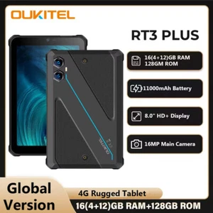 Oukitel RT3 Plus 4G Tablet 8'' HD+ 16MP 11000mAh Android 15 IP68 Global Version - Picture 1 of 10
