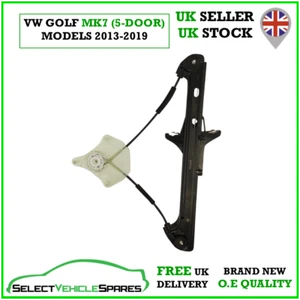 NEW VW GOLF MK7 DRIVERS SIDE REAR RIGHT WINDOW REGULATOR 2013-2019 - Picture 1 of 4