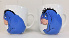 LOT 2 Disney Store EEYORE SMILE 3D Winnie The Pooh Large 4.5? Coffee Tea Mug Cup
