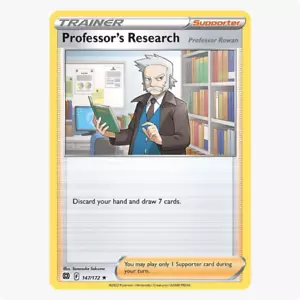 Professor's Research 147/172 Brilliant Stars Pokemon TCG Holo Rare - Picture 1 of 2