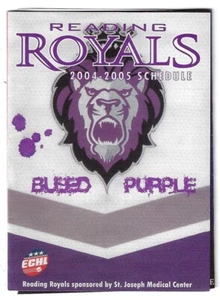 2004-05 Reading Royals ECHL Hockey Schedule !!! Labatt - Bild 1 von 1