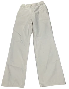 Vintage 70er Levi's Wide Leg Hose 26x30 weiß elfenbein Levis Schlagjeans Boho Hippie - Bild 1 von 13