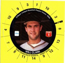 Will Clark #8A 1989 Cadaco Square