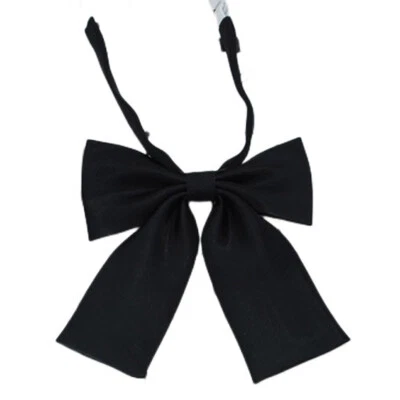 Mujeres Dama Brillante Sólido Moño Corbata Niña Brillante Pajarita Cuello Usar Corbatas Foto 1 de 4