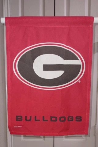 Vintage Georgia Bulldogs Wincraft Garden Flag 15-1/2" x 11" Banner Cover