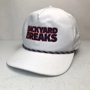 Backyard Breaks Imperial Snapback Baseball Cap Hat Embroidered White - Picture 1 of 11