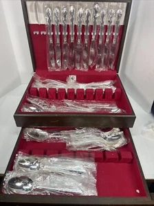 Supreme by Towle Cape Cod Flatware Stainless Silverware 70 Piece Set Korea - Picture 1 of 14