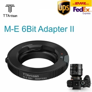 TTArtisan M-E 6Bit II Lens Adapter for Leica M-mount Lens to Sony E Mount Exif - Picture 1 of 10