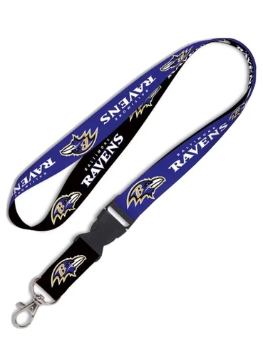 Baltimore Ravens Lanyard With Detachable Buckle Cover