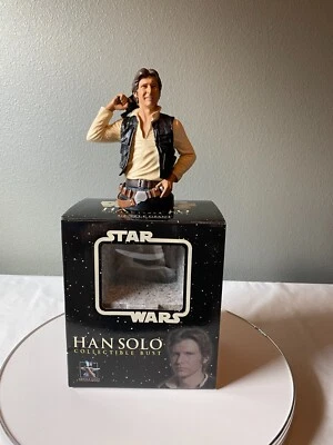 Mini busto completo Star Wars Gentle Giant Ltd. HAN SOLO ANH escala 1/6 Foto 1 de 4