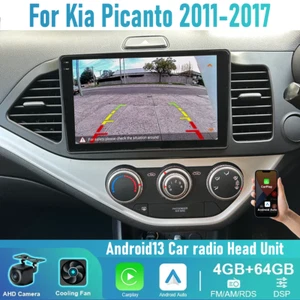 Camera Wireless CarPlay Android auto Head unit Radio For Kia Picanto 2011-2017 - Bild 1 von 15