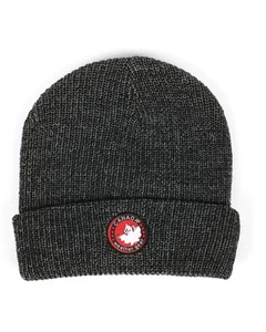 Canada Weather Gear tejido jaspeado gorro estilo invierno sombrero gris toque - Imagen 1 de 2