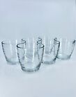 6 Libbey Glass Orbita Double Old Fashion Glasses Rocks Glasses Barware 3.5"H VTG
