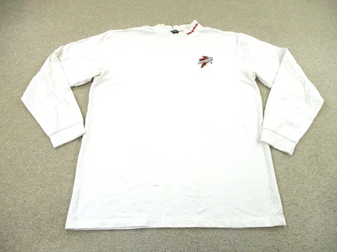 Iowa State Cyclones Shirt Adult Large White Red Football NCAA Outdoors Mens A32* Cover